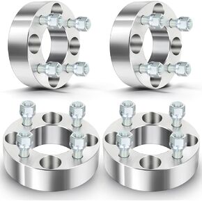 ECCPP 4X 4x101.6mm 2 inch Wheel Spacers 4x4 to 4x4 4 Lug 1/2" Studs 68.5mm fits for EZ GO EZGO Club Car for Golf Cart