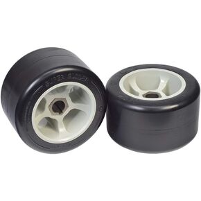 AlveyTech Super Slider POM Rear Drift Tires (V1) - Fits the Razor Ground Force Drifter Fury and Go Kart, Replacement Wheels for E-Cart, Thermoplastic Wheel Set, Electric Quad Tire (Set of 2)