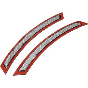X AUTOHAUX Pair 63147290093 63147290094 Front Bumper Reflector Side Marker for BMW F15 F85 X5 M 2014-2017 Replace Original Reflector White