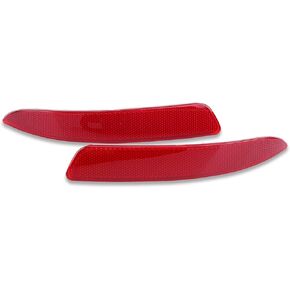 1 Pair X5 3.0 Rear Reflector, Keenso Painted Rear Reflector Set Left and Right Rear Bumper Reflector for E70 X5 2007-2013 63217158949 63217158950