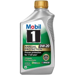 Mobil 1 Annual Protection 0W-20 Ultimate Full Synthetic Motor Oil, 1 Qt