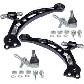 KEYOOG 4Pc Set K9499 x2 K640191 K640192 Front Lower Control Arm and Ball Joint Fit For 92-01 Le-xus ES300 [99-03 RX300] 92-01 To-yota Camry [95-97 Avalon (To 10/1997)] Passenger Driver Side Suspension