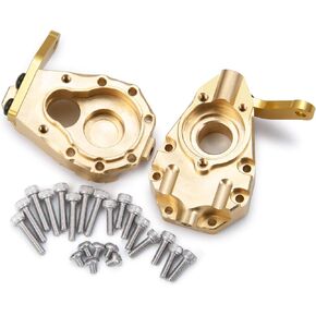 1Pair 135g Metal Brass Front Steering Knuckle Upgrade for Crawler TRX-4 TRX-6