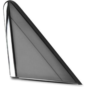 A-Premium Driver Mirror Flag Applique Panel Compatible with Chrysler Town & Country 08-16 & Dodge Grand Caravan 08-20 & Ram C/V 14-15, Exterior Side View Mirror Triangle Trim, Replace# 1BE421XFAA