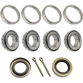 2 Set EZGO TXT Golf Cart Front Axle Wheel Hub Bearings & Seal G&E 1976 UP 50892-G1 25146-G1
