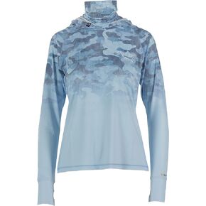 Salt Life Women's Into The Abyss Long Sleeve Perforated Mesh Performance Hoodie