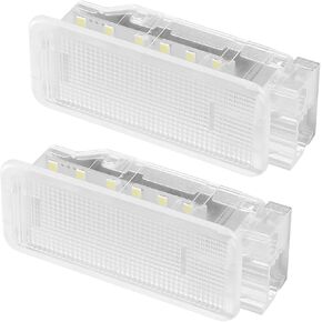 ACROPIX Car Exterior LED License Number Plate Light White Light Fit for Peugeot 206 207 306 307 - Pack of 2 in Saudi Arabia