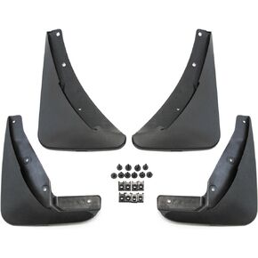 Red Hound Auto Premium Heavy Duty Molded 2015-2020 Compatible with Dodge Challenger Mud Flaps Mud Guards Splash Front Rear Molded 4pc Set
