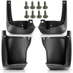 YHTAUTO Mud Flaps Splash Guards Replacement for Honda Accord 2008-2012 Sedan, Mudguards Mudflaps Accessories for Cars Wheel Protector with Hardware Kit, Front & Rear 4Pcs Set