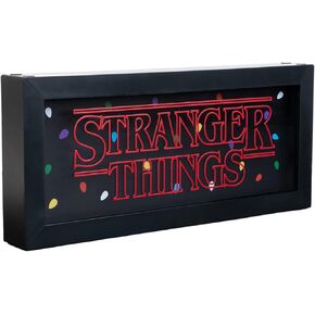 Stranger Things Merchandise - 4 Lighting Modes - Official Stranger Things Lamp - Neon Light - Led Lamp - Light Box - USB Lamp - Night Light for Kids