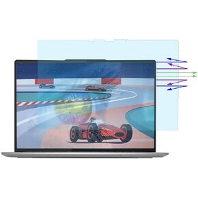 2 Pack Anti Blue Light Matte Screen Protector For Lenovo Slim 7 Pro X 14.5" 3K IPS Touchscreen Full Screen Coverage Laptop, Blue Light Blocking & Anti Glare Screen Filter