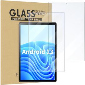 2-PACK Premium 10.1 inch Tablet Screen Protector for 10.1 inch Android Tablet | High Definition, Anti-Scratch, Anti-Fingerprint, Bubble-Free Protection, Suitable for N10/M10 Plus