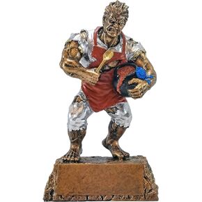 Monster Chili Cook-Off Trophy - 6.5 Inch Tall | Chili Monster Award | Celebrate The Ultimate Triumph in Culinary Warfare | Make Your Fiery Culinary Masterpiece a Legend - Engraved Plate on Request