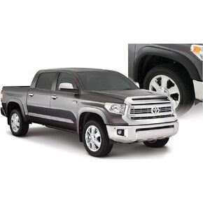 Bushwacker DRT Extended Front & Rear Fender Flares | 4-Piece Set, Black, Smooth Finish | 30923-02 | Fits 2014-2021 Toyota Tundra