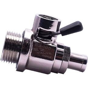 EZ-105(20mm-1.5) EZ Oil Drain Valve with removable Straight Hose End(H-001) Combo