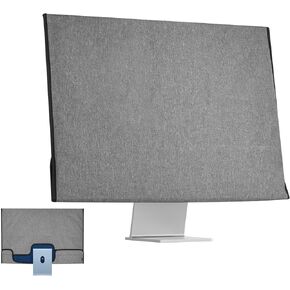 Monitor Dust Cover Compatible with iMac 24 inch 2021/2023 All in one Desktop Computer - Oxford Fabric Monitor Dust Cover Case Protective Screen Sleeve for iMac 24", Gray