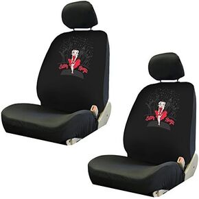 Betty Boop New York City Skyline Car Truck SUV Low Back Front Bucket Seat Covers - Pair