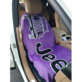 Seat Armour Towel2GO Seat Cover Protector with Purple Jeep Colors, Perfect for The Car, Beach, and The Home
