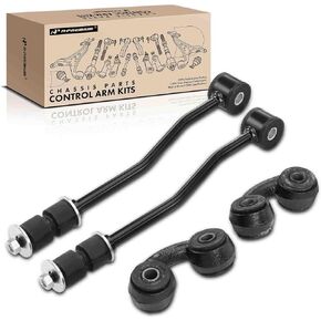 A-Premium Set of 4, Front & Rear Sway Bar Links Kit Stabilizer Bar Links Compatible with Ford F-150 1989-1996, F-250 1989, F-350 1989-1997, Bronco 1989-1996, Replace # K700053 K700054