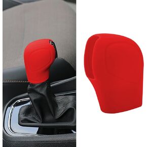 Car Gear Shift Knob Cover, Elastic Silicone Car Automatic Shift Protector Cover, Universal Car Accessories Anti-Slip Auto Knob Gear Stick Protector Suitable for Most Car Models