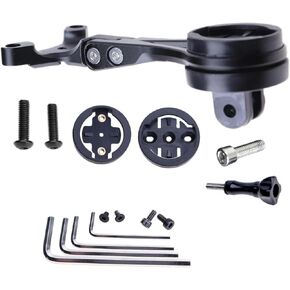 Out-Front Bike Mount Bracket Compatible with Cannondale Supersix Systemsix Knot Bar Adapters Compatible with Garmin/Mage ne/Wa hoo/Bry ton/IGPS with Quick Release Go Pro/Headlight Mount