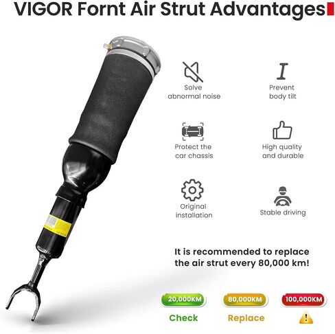 ممتص صدمات الهواء الأمامي VIGOR متوافق مع 1998-2006 Audi A6 C5 4B Allroad Quattro Car Air Suspension Strut، رقم OEM 4Z7413031A، 4Z7413031، 4Z7413032 in Saudi Arabia
