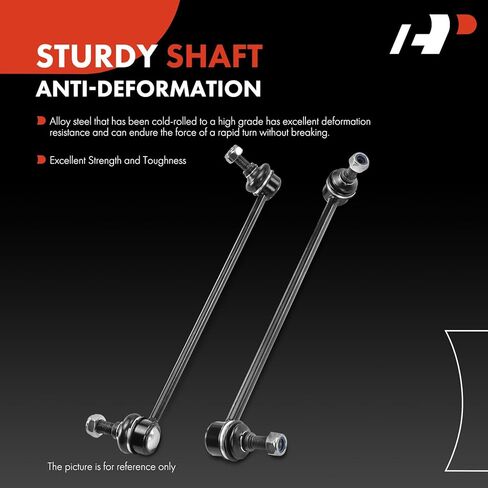 A-Premium 2 × وصلات شريط تثبيت أمامية Sway Bar، متوافقة مع Kia Sedona 2006-2014، Hyundai Entourage 2007-2009، استبدال # K750168 K750169 in Kuwait
