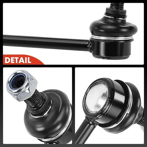 A-Premium 2 × وصلات شريط تثبيت أمامية Sway Bar، متوافقة مع Kia Sedona 2006-2014، Hyundai Entourage 2007-2009، استبدال # K750168 K750169 in Kuwait