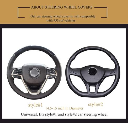 غطاء عجلة القيادة باللون الأرجواني للنساء والفتيات، أغطية عجلة القيادة من حجر الراين اللامع مقاس 15 بوصة قابلة للتمدد، ملحقات سيارة لطيفة مع عبوتين من قواعد السيارة لحاملي الأكواب in Kuwait