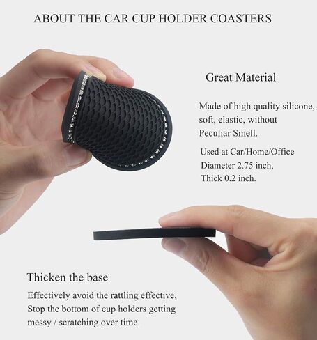 غطاء عجلة القيادة باللون الأرجواني للنساء والفتيات، أغطية عجلة القيادة من حجر الراين اللامع مقاس 15 بوصة قابلة للتمدد، ملحقات سيارة لطيفة مع عبوتين من قواعد السيارة لحاملي الأكواب in Kuwait