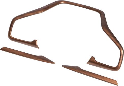 for CRV Peach Wood Grain Steering Wheel Cover Sticker Trims for Honda CR- V for 5th Interior Decaration Mouldings 2022 2021 2020 2019 2018 2017 Not for LX (1) in Saudi Arabia