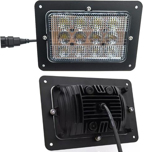 المصابيح الأمامية LED 4X6In 60W ضوء الفيضانات متوافق مع Case / IH3088،3288،3488،3688،5088،5288،5488 International Tractor 3088،3288،3488،3688،5088،5288،5488 in Saudi Arabia