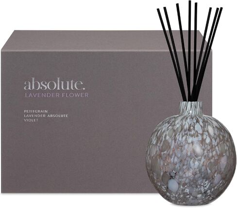 موزع روائح القصب المطلق من LAFCO New York، زهرة اللافندر - 15 أونصة - عمر عطر يصل إلى عام واحد - وعاء زجاجي منفوخ يدويًا قابل لإعادة الاستخدام - قصب نايلون - صنع في الولايات المتحدة الأمريكية in Kuwait