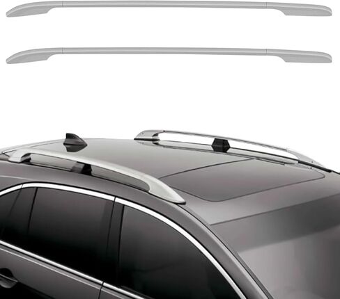 قضبان جانبية لرف السقف من OCPTY تناسب Nissan Rogue 2014 2015 2016 2017 2018 2019، لنيسان X-Trail 2014 2015 2016 2017 قضبان البضائع لحقيبة حمل البضائع الأمتعة كاياك كانو دراجة على الجليد لوح التزلج in Saudi Arabia