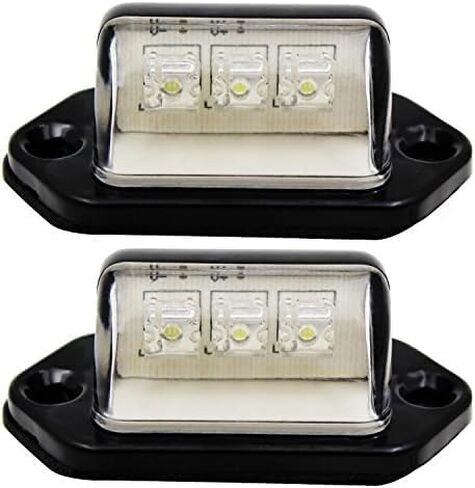 FXC 2x Car LED License Plate Tag Light 12V Side Marker Lights or Convenience Courtesy Door Step Lamp in Saudi Arabia