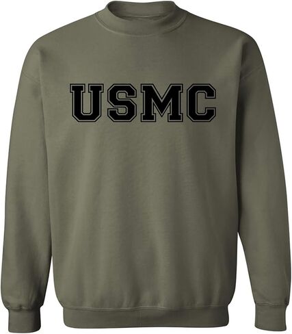 zerogravitee USMC Athletic Crewneck Sweatshirt in Military Green in Saudi Arabia
