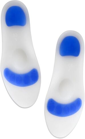 Silicone Insoles Metatarsal Pads Plantar Fasciitis Insoles Arch Support Foot Pads Shoe Insoles The Comfort Pad for Feet (XL 43-44) in Saudi Arabia