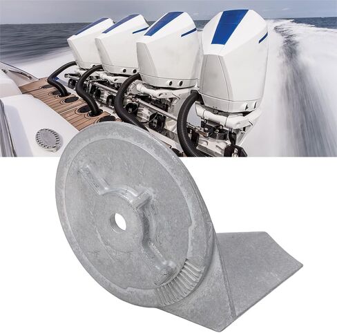 822157T2 Zinc Trim Tab Anode Plate, Outboard Trim Tab for Mariner Force 25‑50 HP 2 4 Stroke Outboard Lower Units 1997‑2006 in Saudi Arabia