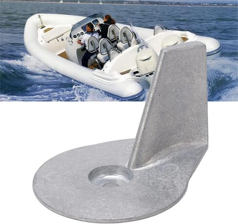 822157T2 Zinc Trim Tab Anode Plate, Outboard Trim Tab for Mariner Force 25‑50 HP 2 4 Stroke Outboard Lower Units 1997‑2006 in Saudi Arabia