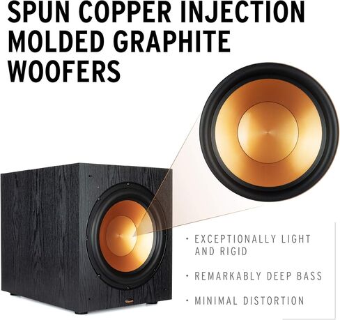 KLIPSCH SUB-100-BLACK Synergy Black Label Subwoofer Speaker with an Additional 1 Year Extended Protection (2018) in Kuwait