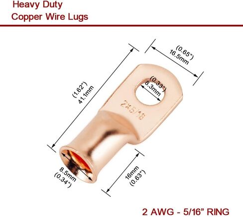 أداة تجعيد عروة بطارية المطرقة (قطعة واحدة) ومجموعة مسمار مقاس 5/16 بوصة AWG (6 قطع)، طرف حلقة البطارية، موصلين قياس، عروات أسلاك نحاسية، أطراف كابل البطارية، أداة تجعيد عروة المطرقة in Kuwait