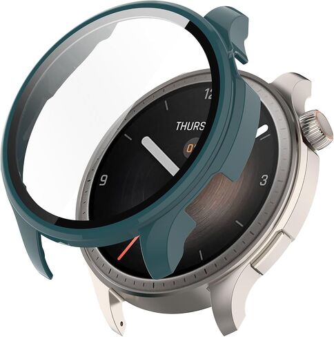 Compatible with Amazfit Balance Case Cover, Waterproof PC Protective Case Full Cover Built-in HD Tempered Glass Screen Protector for Amazfit Balance A2286 Smart Watch（6-Pack） in Saudi Arabia