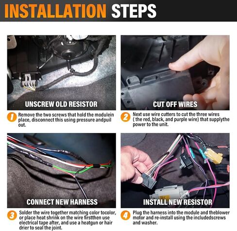 AC Blower Control Module Heater Blower Resistor Compatible with Chevy Silverado, Trailblazer, Cadillac Escalade, GMC Envoy, Sierra, Buick Rainier, Replace 4P1516/ 15-80567/89018778 in Kuwait