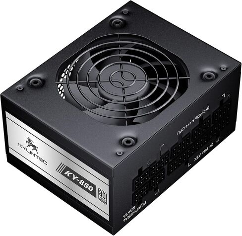 مصدر طاقة SFX850 850W SFX معياري بالكامل 80 Plus Platinum PSU مع مروحة هيدروليكية محسنة 80 مم ومكثفات يابانية. in Kuwait