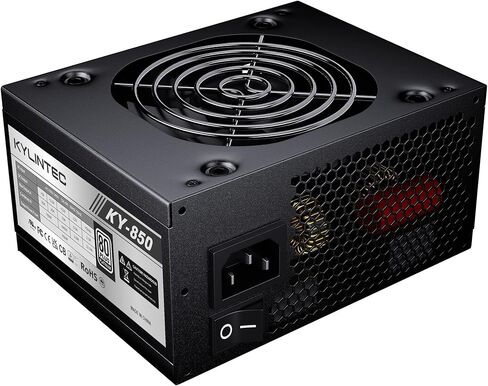 مصدر طاقة SFX850 850W SFX معياري بالكامل 80 Plus Platinum PSU مع مروحة هيدروليكية محسنة 80 مم ومكثفات يابانية. in Kuwait