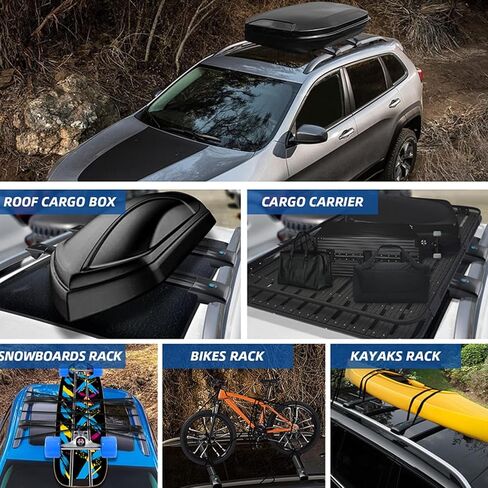 MotorFansClub حامل سقفي قضبان متقاطعة تناسب Ford Explorer 2012 2013 2014 2015 قضبان رف الأمتعة in Saudi Arabia