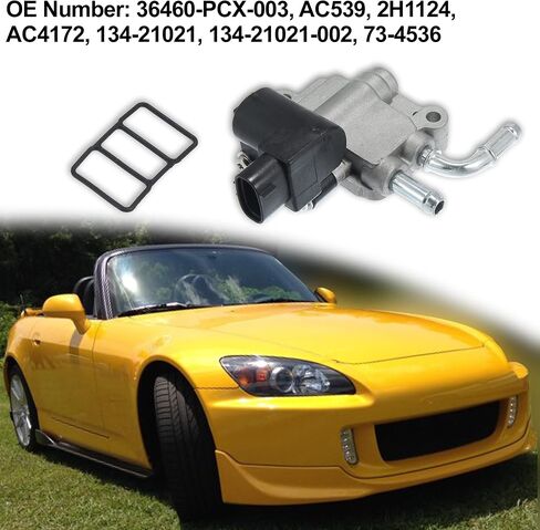 X AUTOHAUX Car Idle Air Control Valve 36460-PCX-003 Replacement with Gasket for Honda S2000 2000-2005 in Saudi Arabia