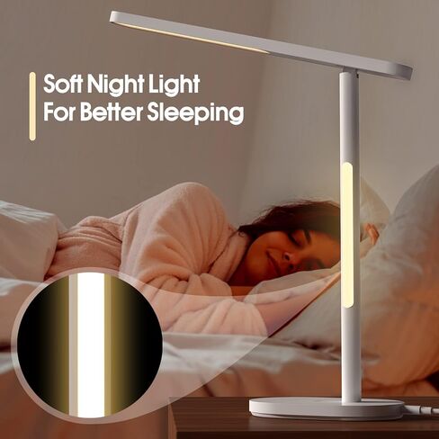 LED Desk Lamp, Eye-Caring Desk Lamps for Home Office,1000Lum Super Bright Dimmable Brightness Desk Light with Night Light & Auto Timer, Table lamp for Reading Studying Working Lamps Dorm Gift in Saudi Arabia