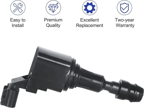 حزمة من 4 ملفات إشعال متوافقة مع Chevy HHR Malibu Cobalt Equinox Captiva GMC Terrain Pontiac G5 G6 Solstice Buick Lacrosse Regal Verano Saturn Aura يستبدل D522C 12638824 UF491 حزمة لفائف in Kuwait