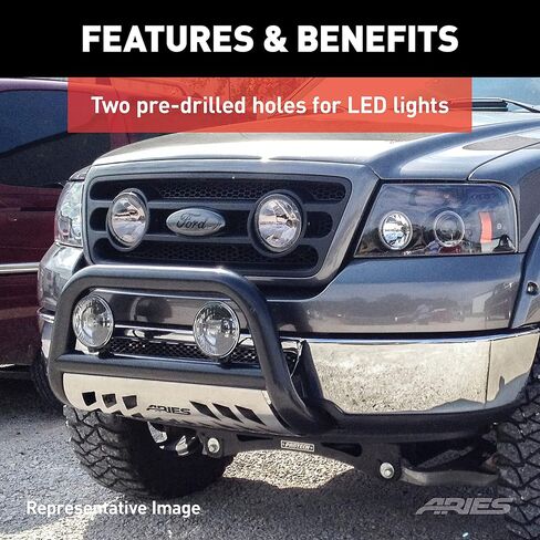 ARIES 35-1003 2-1/2-Inch Polished Stainless Steel Bull Bar, Select Jeep Grand Cherokee in Saudi Arabia